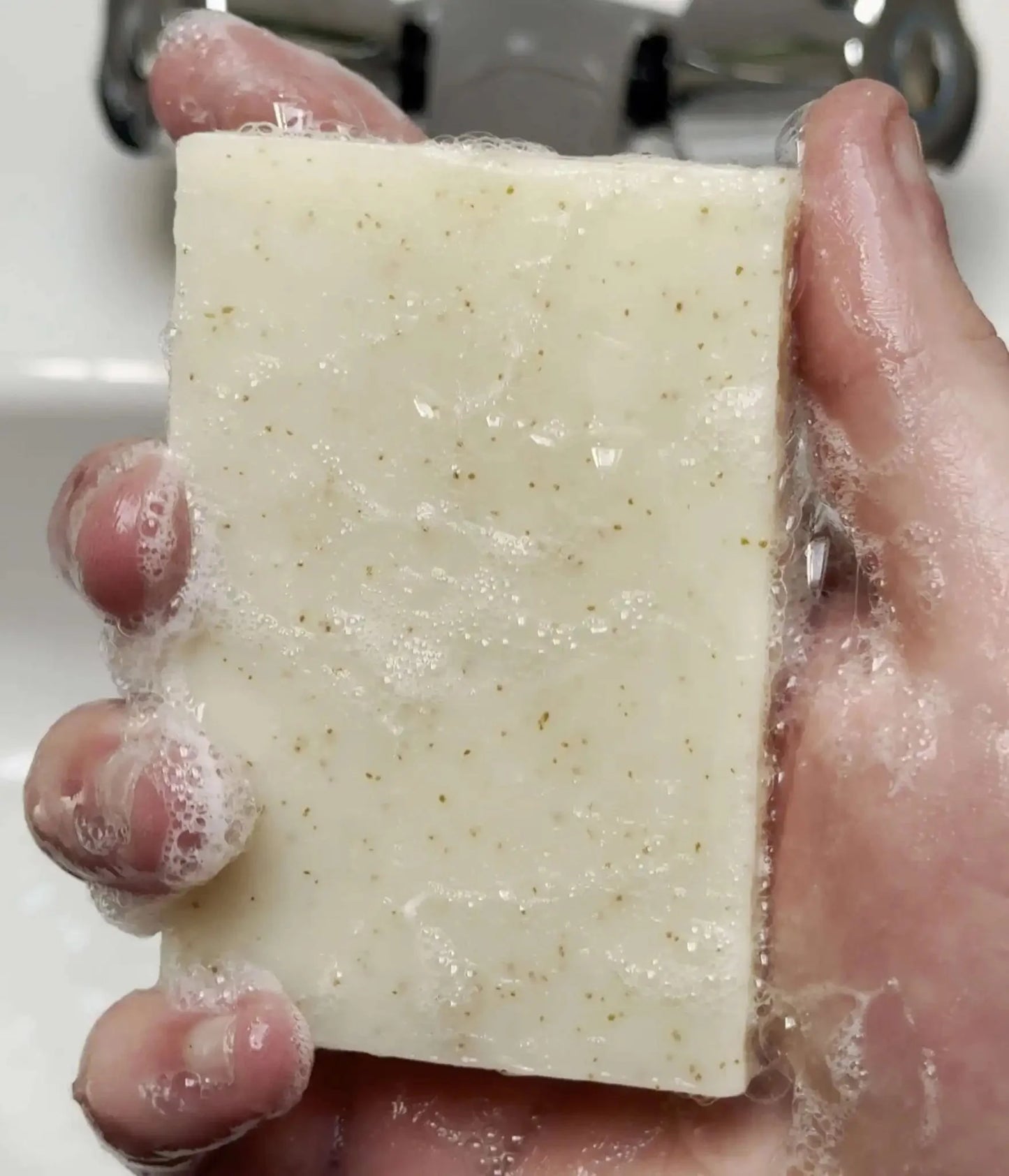 Violet Quinn Eucalyptus, Lemon, Mint & Olive Stone Soap Bar